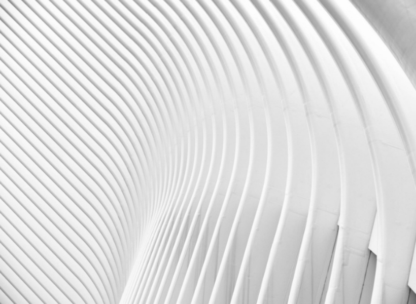 A white wavy abstract image 