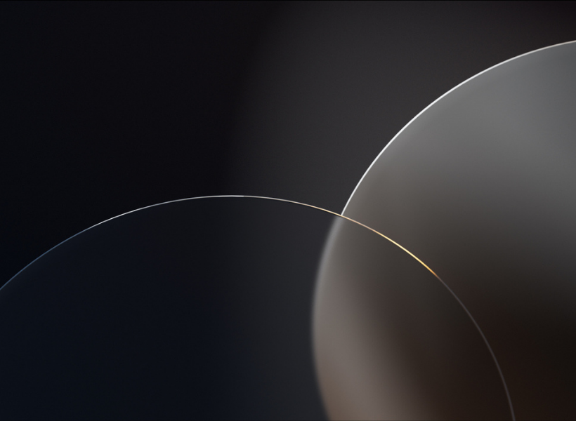 Gray abstract circle designs 