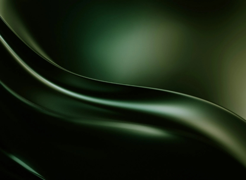 Green and white abstract design