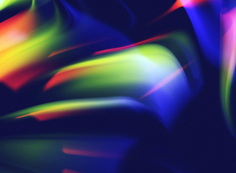 Red, blue, and green colorful abstract design