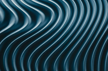 Blue swirl design